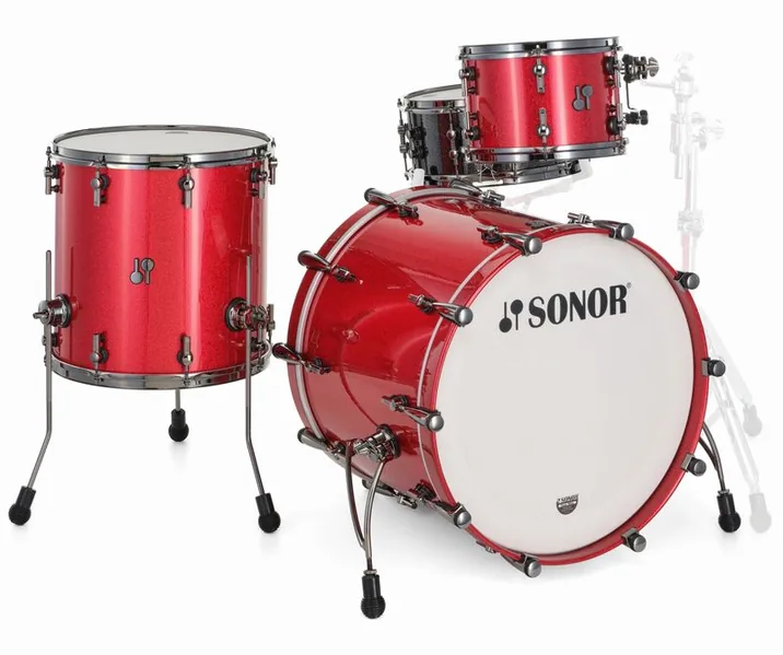 Sonor SQ2 Birch Red Sparkle, dettaglio ravvicinato, photo 3