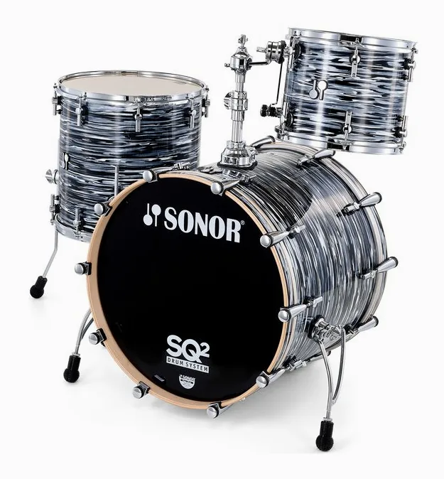 Sonor SQ2 Set 1up1down Blue Oyster, dettaglio frontale