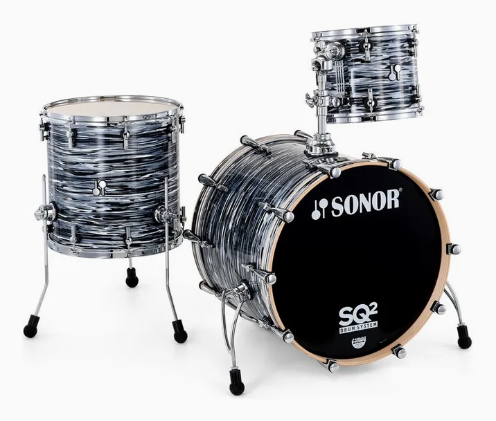 Sonor SQ2 Set 1up1down Blue Oyster, su sfondo neutro, photo 3