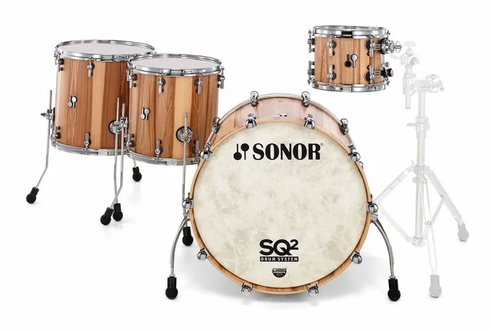 Sonor SQ2 Set Beech American Walnut, vista dall'alto, photo 2