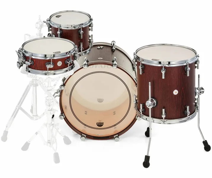 Sonor SQ2 Set Maple 1up1down Walnut, vista di lato, photo 4
