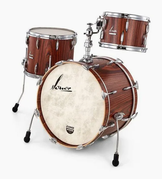Sonor Vintage Three20 Rosewood WM, di fronte su sfondo neutro