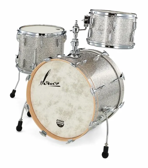 Sonor Vintage Three20 Silver WM, vista frontale
