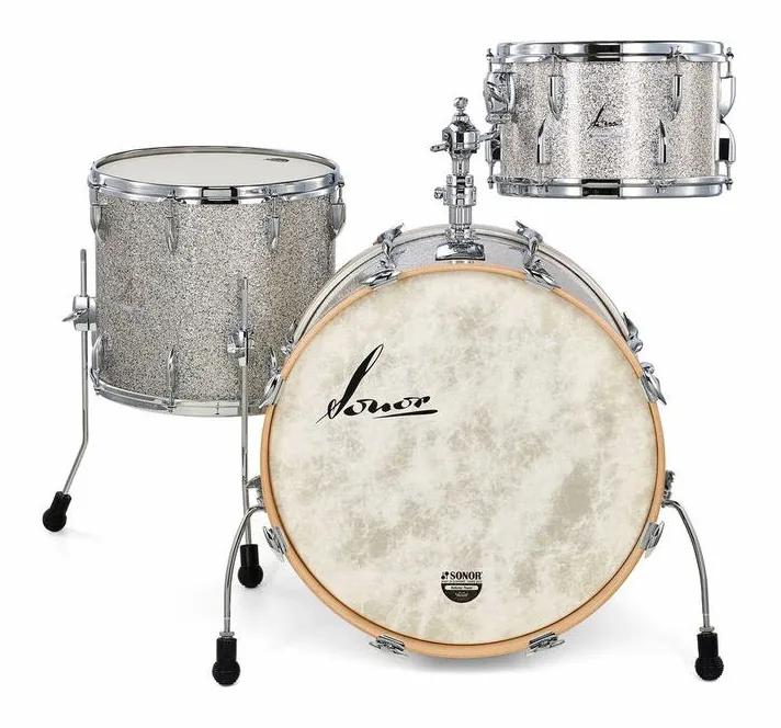 Sonor Vintage Three22 Silver WM, su sfondo neutro, photo 2