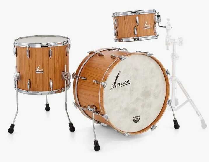 Sonor Vintage Three22 Teak NM, vista frontale, photo 3