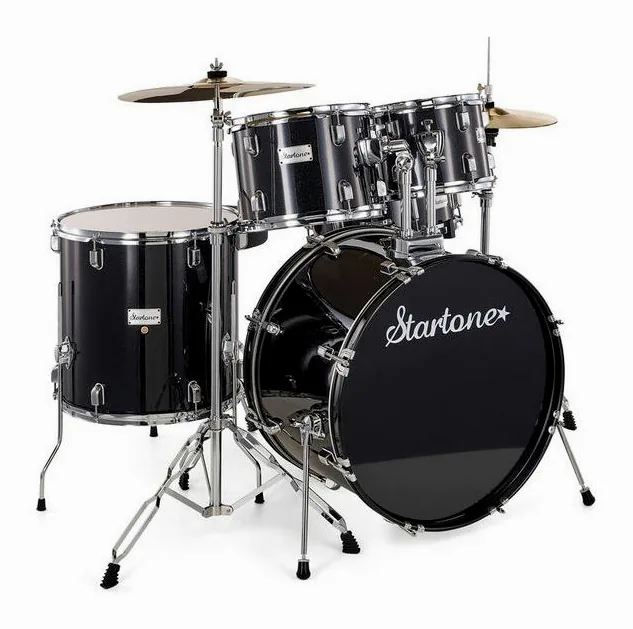 Startone Star Drum Set Standard -BK, vista di tre quarti, photo 3