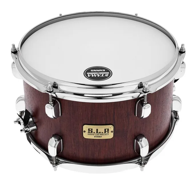 Tama 12"x07" S.L.P. Mod Bubinga, di fronte su sfondo neutro