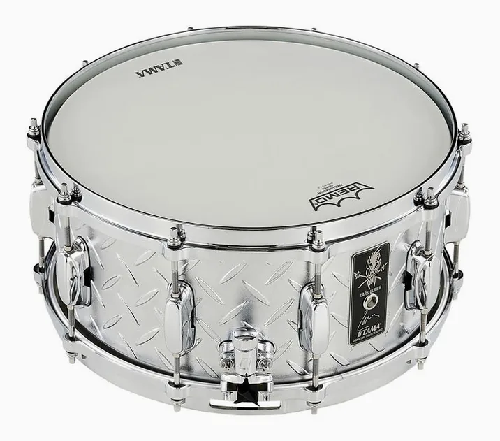 Tama 14"x6,5" Snare Lars Ulrich, vista frontale, photo 3