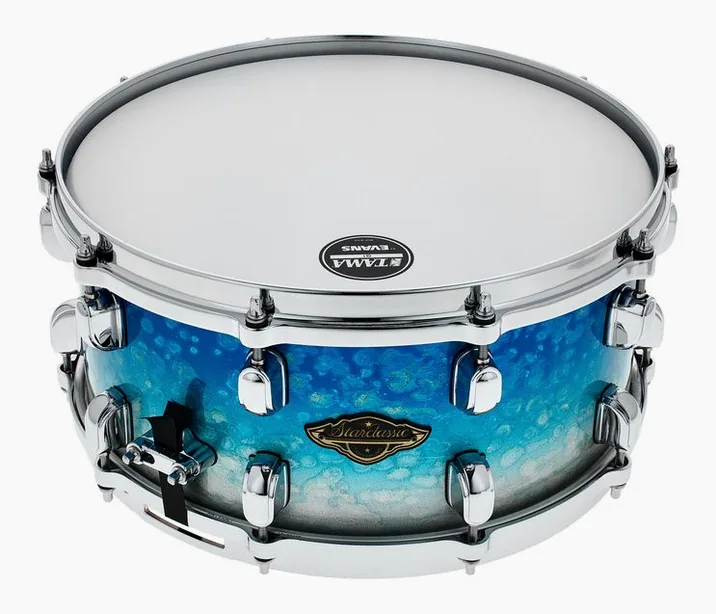 Tama 14"x6,5" Starcl. Walnut/B. MBI, di fronte su sfondo neutro