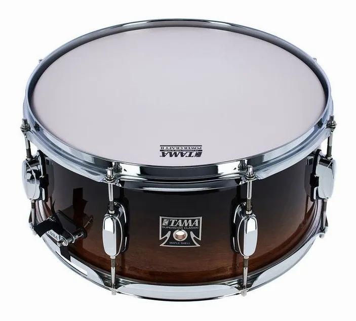 Tama 14"x6,5" Super. Classic SD CFF, di fronte su sfondo neutro