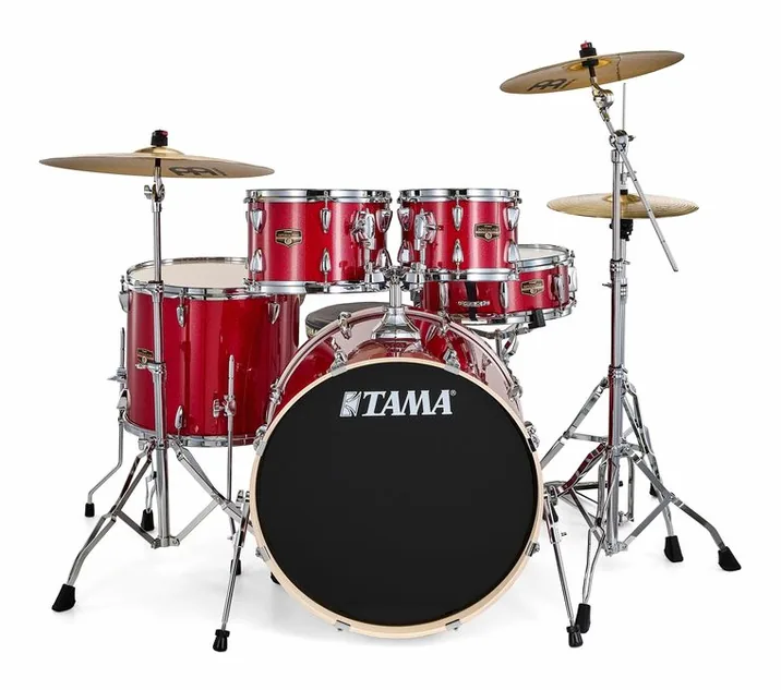 Tama Imperialstar 22" 5pcs -BRM, di fronte su sfondo neutro