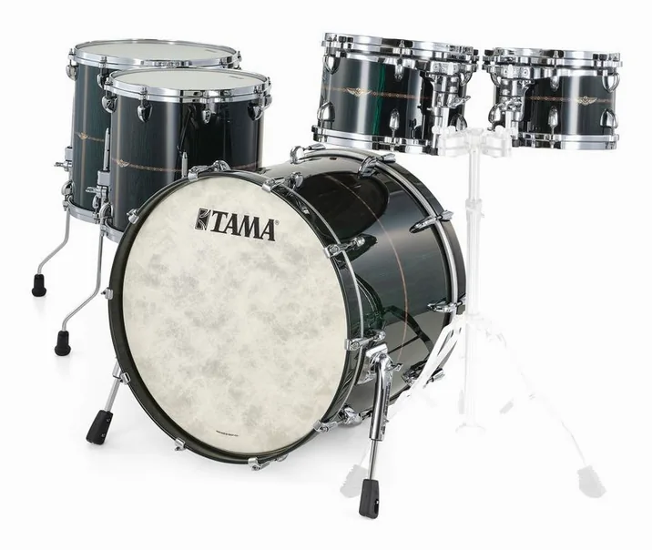 Tama STAR Drum Bubinga Set CDKG, vista frontale