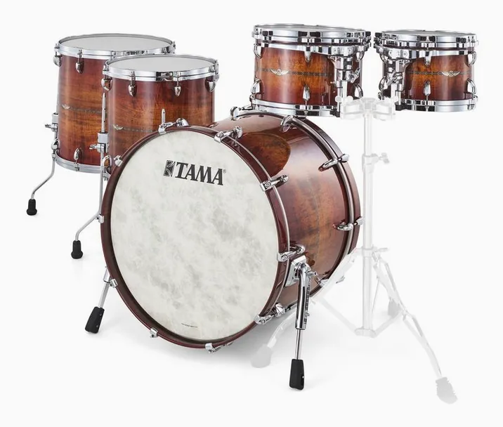 Tama STAR Drum Bubinga Set SAC, dettaglio frontale