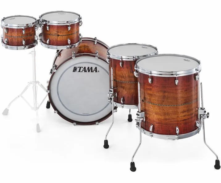 Tama STAR Drum Bubinga Set SAC, su sfondo neutro, photo 4