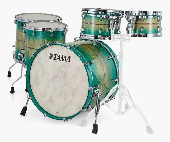 Tama STAR Drum Maple Set RECB, vista frontale