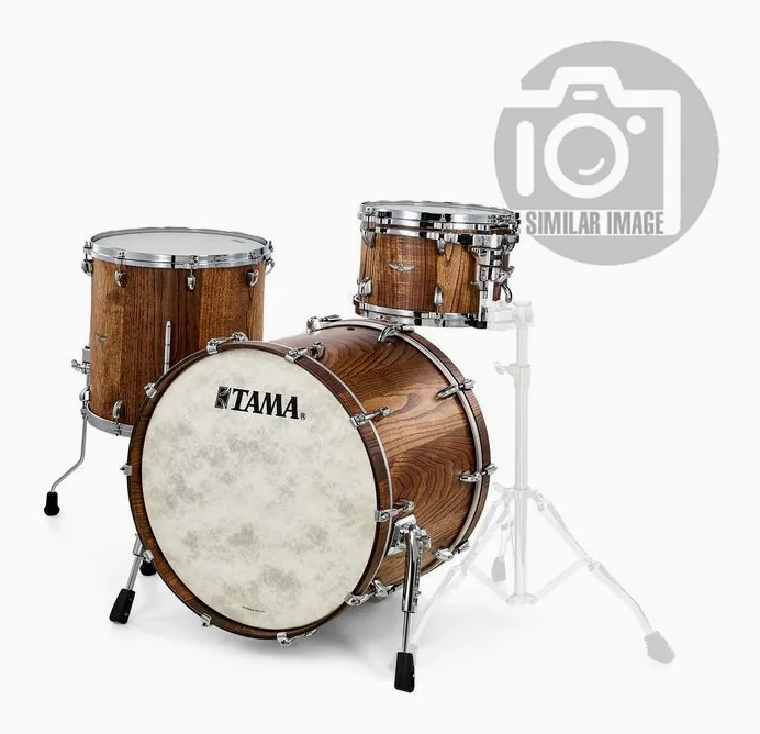 Tama STAR Drum Walnut Bop RSC, di fronte su sfondo neutro