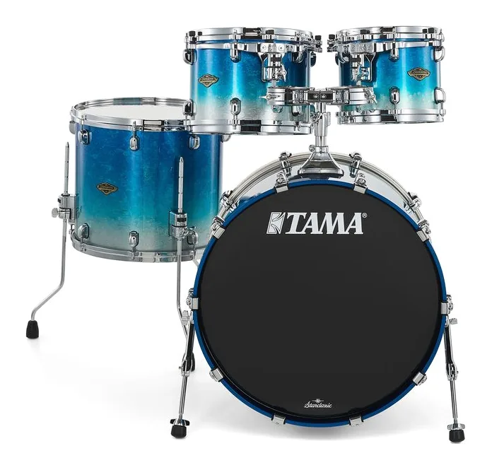 Tama Starcl. Walnut/Birch 4pcs -MBI, su sfondo neutro, photo 2