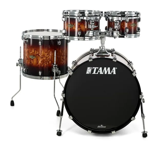 Tama Starcl. Walnut/Birch 4pcs -MBR, su sfondo neutro, photo 2