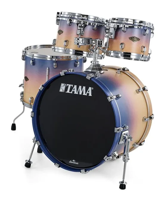 Tama Starcl. Walnut/Birch 4pcs -SAF, di fronte su sfondo neutro