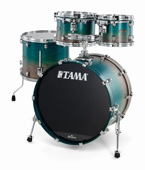 Tama Starcl. Walnut/Birch 4pcs -SPF, di fronte su sfondo neutro