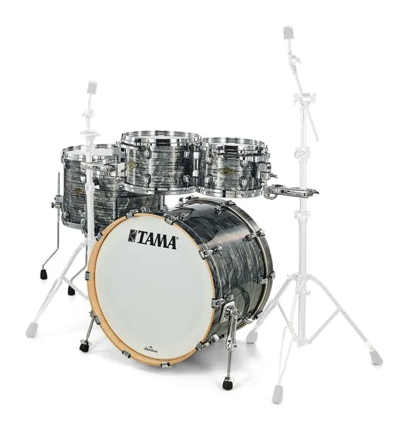 Tama Starcl. Walnut/Birch 5pcs -CCO, su sfondo neutro