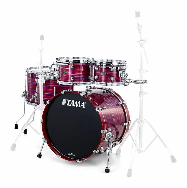 Tama Starcl. Walnut/Birch 5pcs -LPO, su sfondo neutro