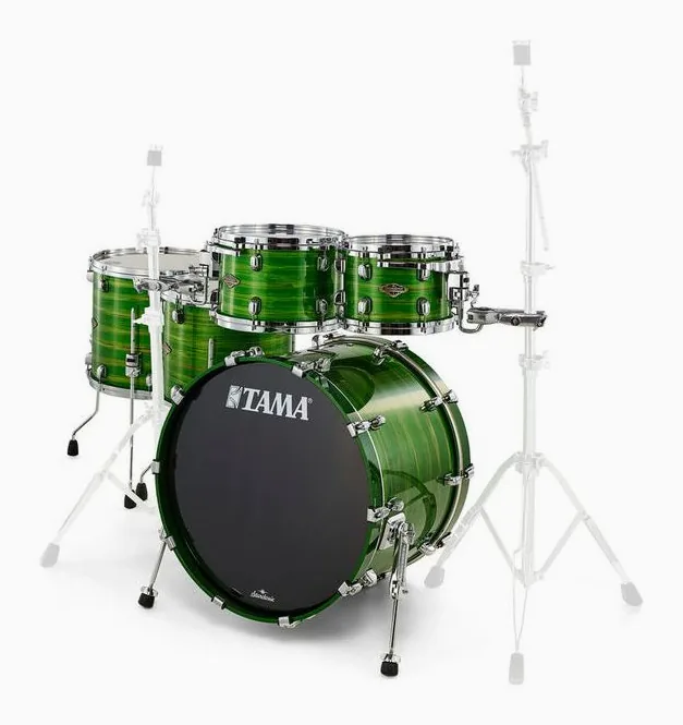 Tama Starcl. Walnut/Birch 5pcs -LSO, di fronte su sfondo neutro