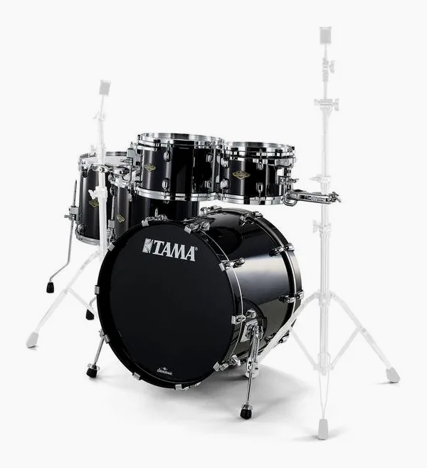 Tama Starcl. Walnut/Birch 5pcs -PBK, su sfondo neutro