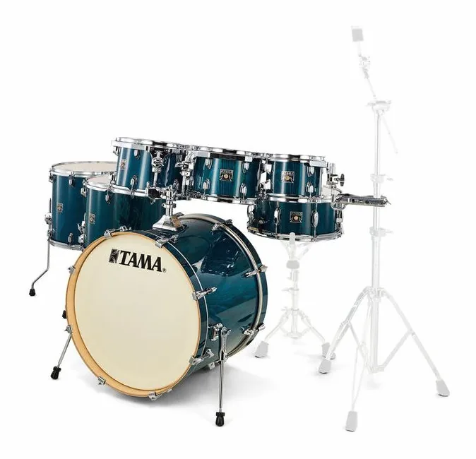 Tama Superst. Classic 7pcs -PGHP, su sfondo neutro