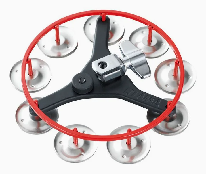 Tama TJR7 Jingle Ring Tambourine, su sfondo neutro