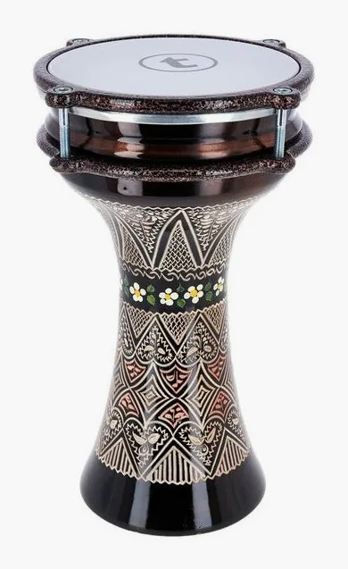 Thomann 6" Engraved Copper Darabuka, dettaglio frontale
