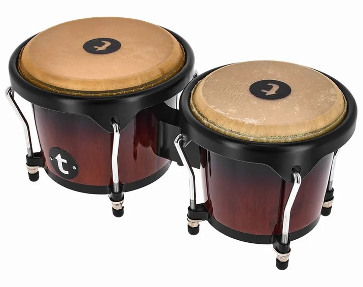 Thomann 6.75"+08" Bongo Set, dettaglio frontale