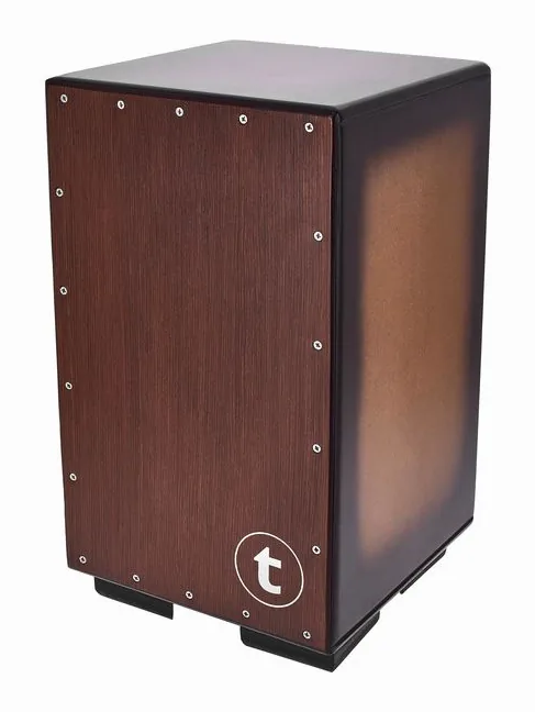 Thomann Cajon Adjustable Snare Coffee, vista frontale