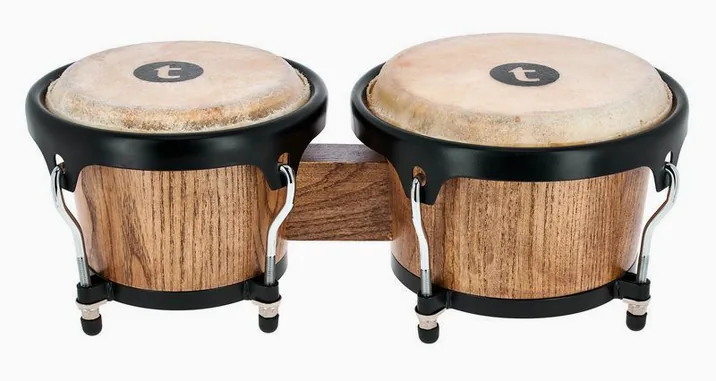 Thomann Dark Nature Bongo Set, vista di tre quarti, photo 4