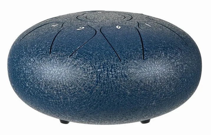 Thomann Tongue Drum 10" navy blue, vista frontale, photo 2