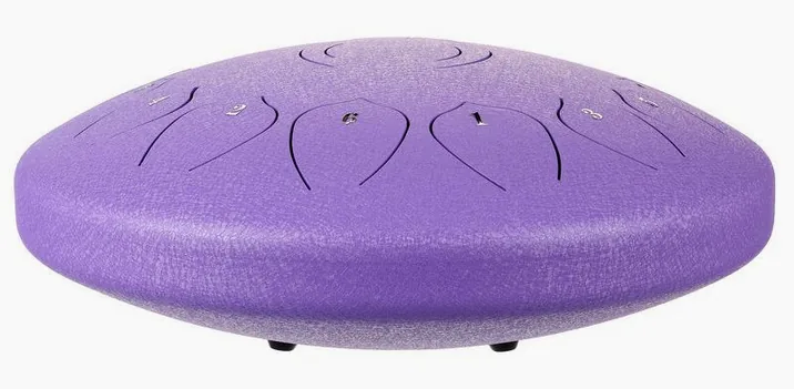 Thomann Tongue Drum 14" purple, vista di lato, photo 2