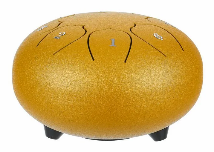 Thomann Tongue Drum 6" gold, vista di lato, photo 2