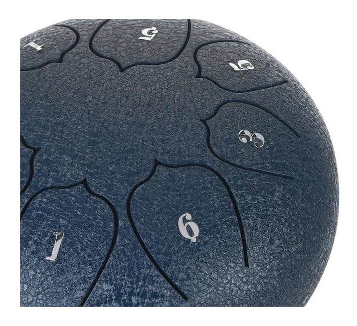 Thomann Tongue Drum 6" navy blue, vista di tre quarti, photo 3