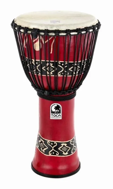 Toca 12" Synergy Freestyle Djembe, di fronte su sfondo neutro