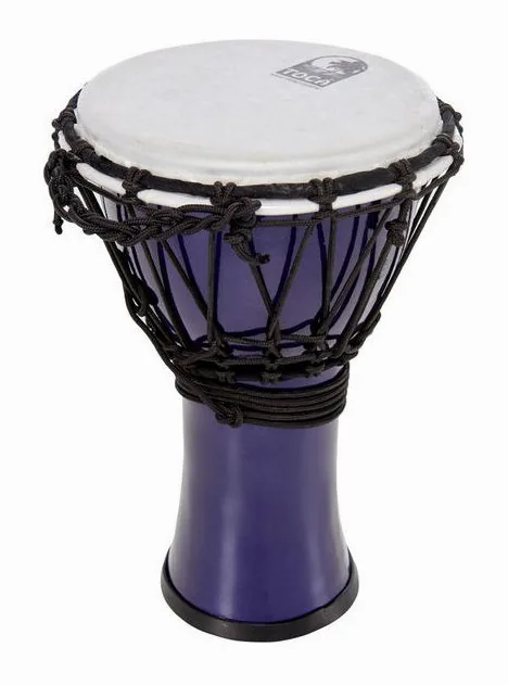 Toca 7" Color Sound Djembe Indigo, su sfondo neutro