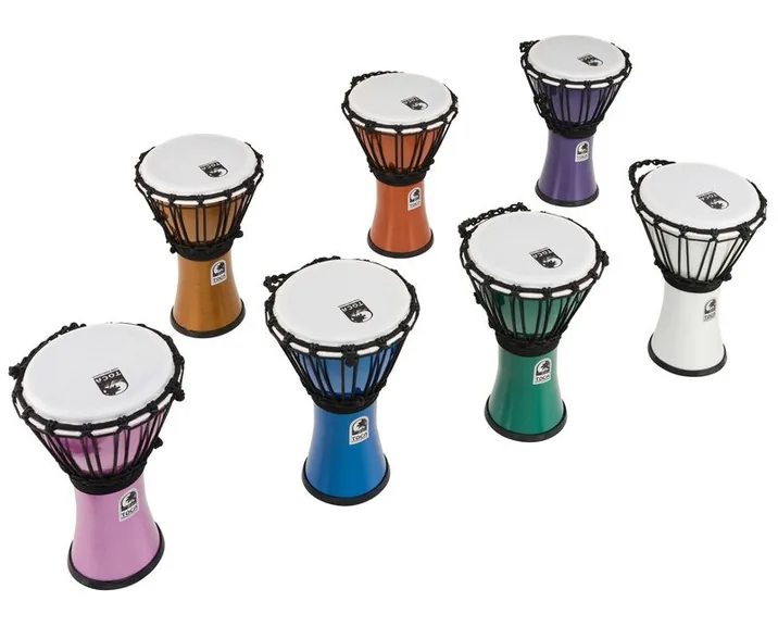 Toca 7" Colorsound Djembe Set, vista di lato, photo 2