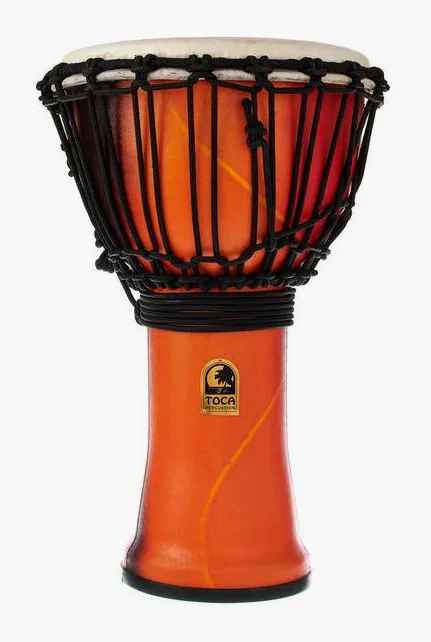 Toca SFDJ-9F 9" Freestyle Djembe, vista di lato, photo 2