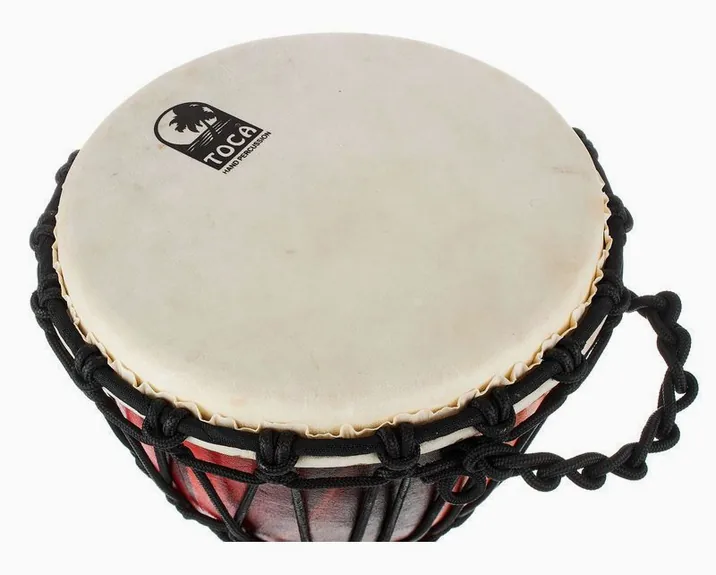 Toca SFDJ-9F 9" Freestyle Djembe, vista frontale, photo 4