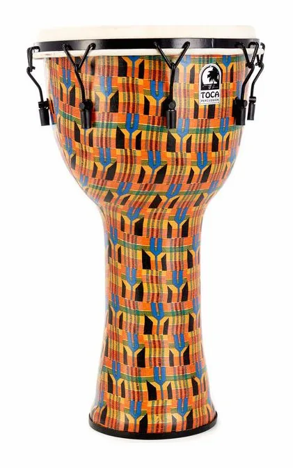 Toca SFDMX-14KB 14" Freest. Djembe, vista di tre quarti, photo 2