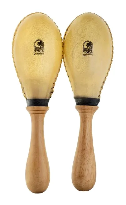 Toca T3142 Rawhide Maraca Large, su sfondo neutro