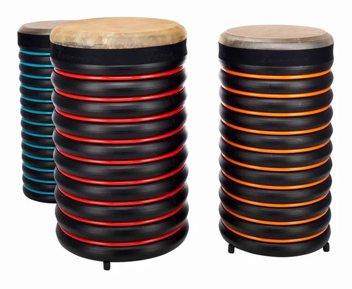 Trommus E2t Percussion Drum Set, vista frontale