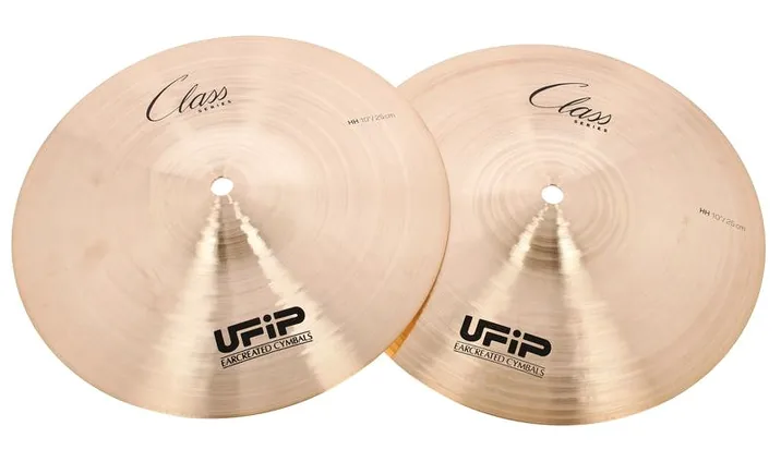 Ufip 10" Class Series Hi-Hat medium, dettaglio ravvicinato, photo 2