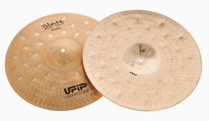 Ufip 15" Blast Extra Dry Hi-Hat, su sfondo neutro, photo 3