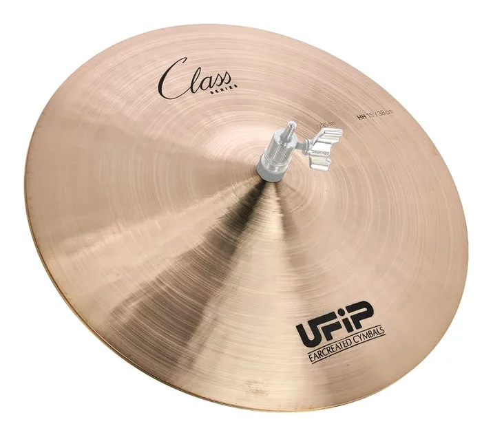 Ufip 15" Class Series Hi-Hat Medium, dettaglio frontale