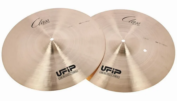 Ufip 15" Class Series Hi-Hat Medium, vista frontale, photo 2
